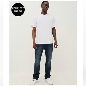 True Religion Men’s Ricky Straight Leg Jeans with Flap Pockets Size 36